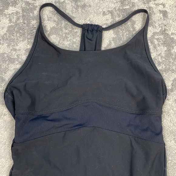 New Sweaty Betty Aqua Xtra Life One Piece Swimsuit Black Cut Out Back Sz S - Picture 5 of 11